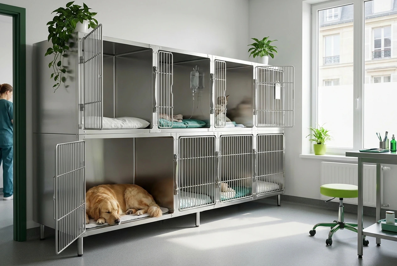 Leasing Cage / Chenil vétérinaire