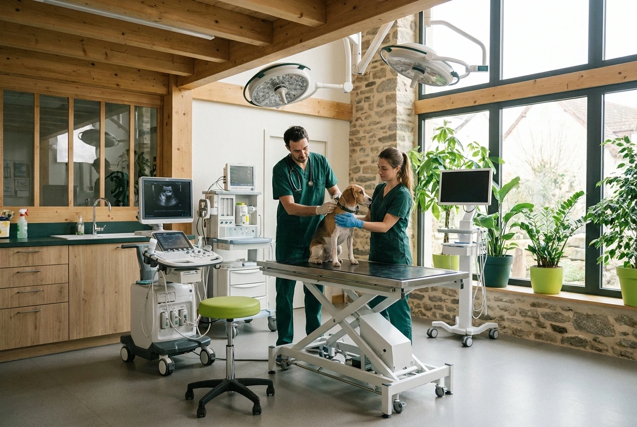 Leasing Mobilier vétérinaire pour Cabinet vétérinaire